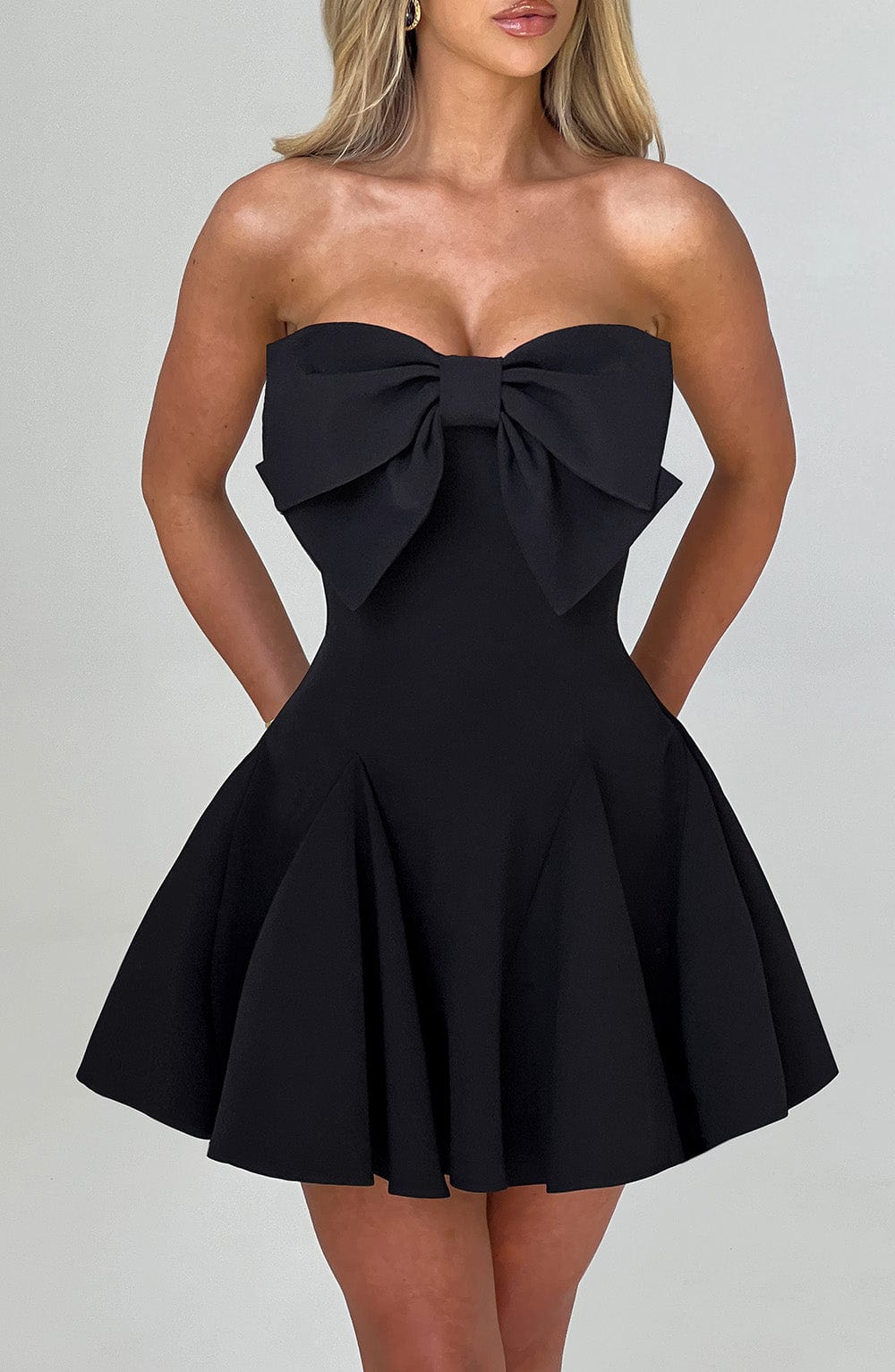 Taliaola Playsuit in Black by Clandour, product photo 7