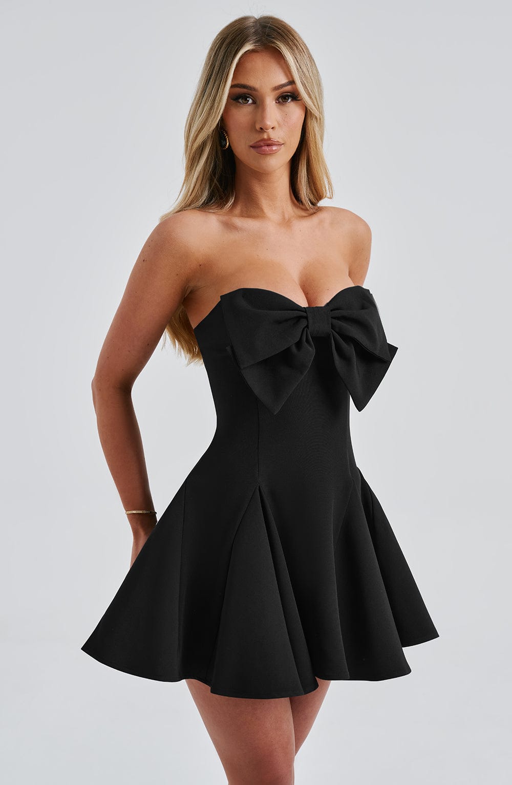Taliaola Playsuit in Black by Clandour, product photo 8