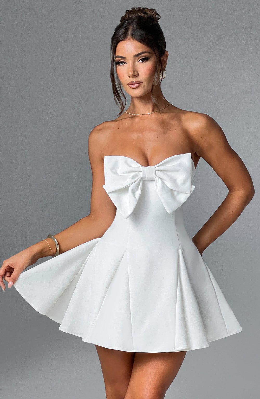 Taliaola Playsuit in Ivory by Clandour, product photo 6
