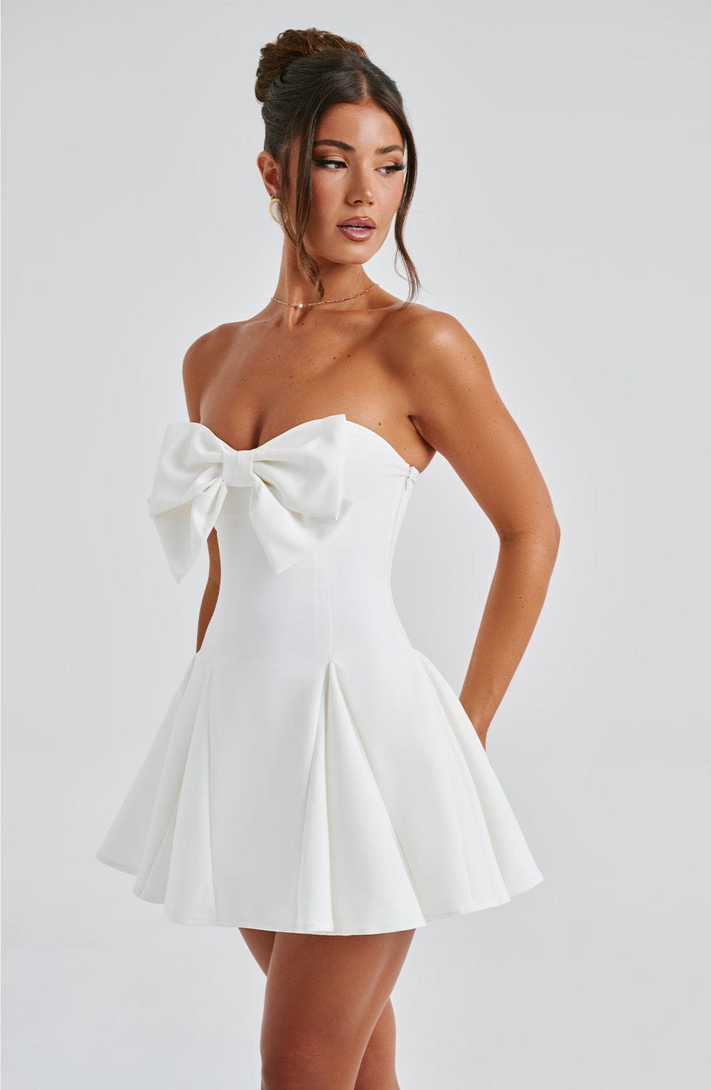 Taliaola Playsuit in Ivory by Clandour, product photo 9