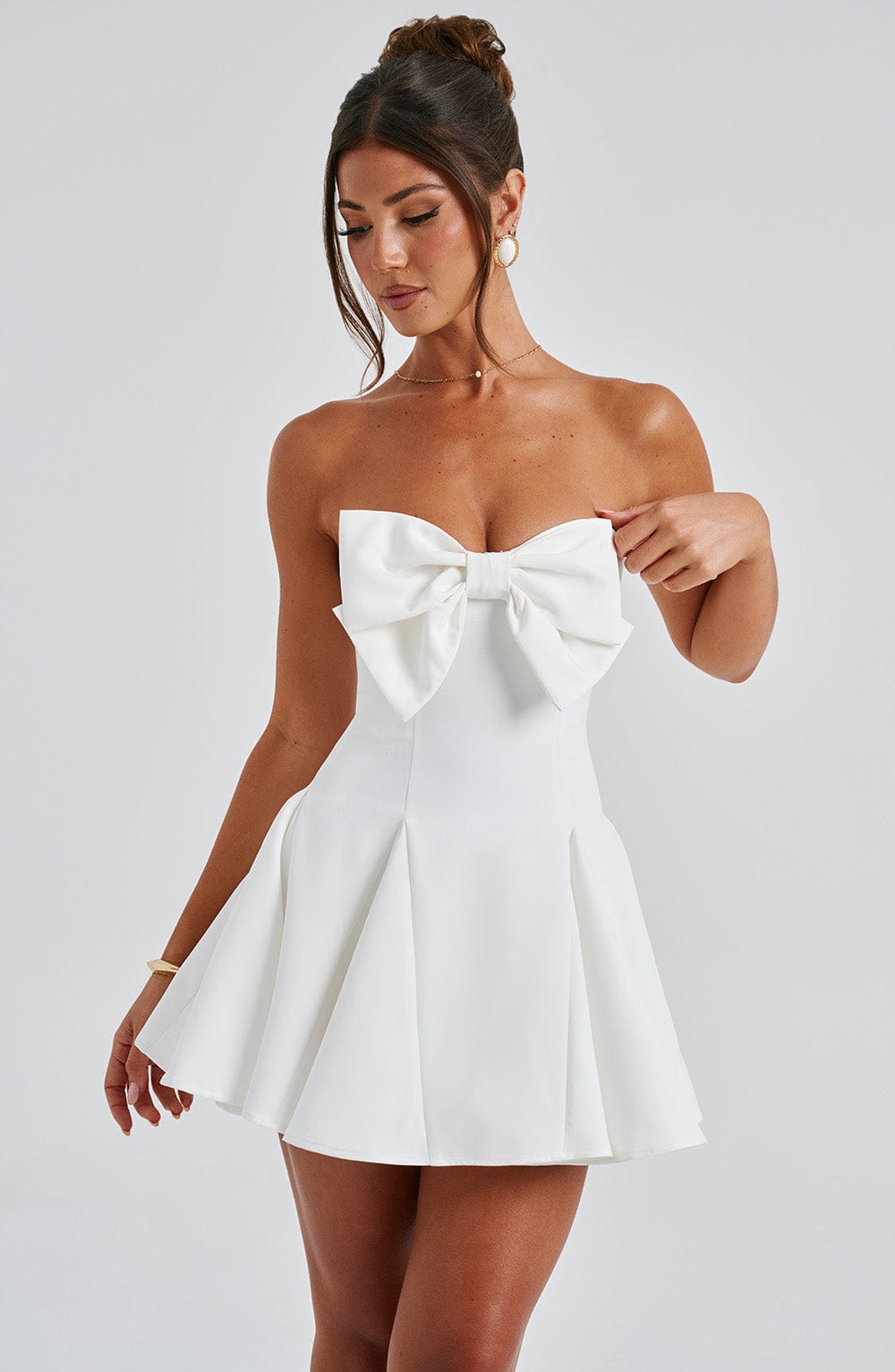 Taliaola Playsuit in Ivory by Clandour, product photo 11
