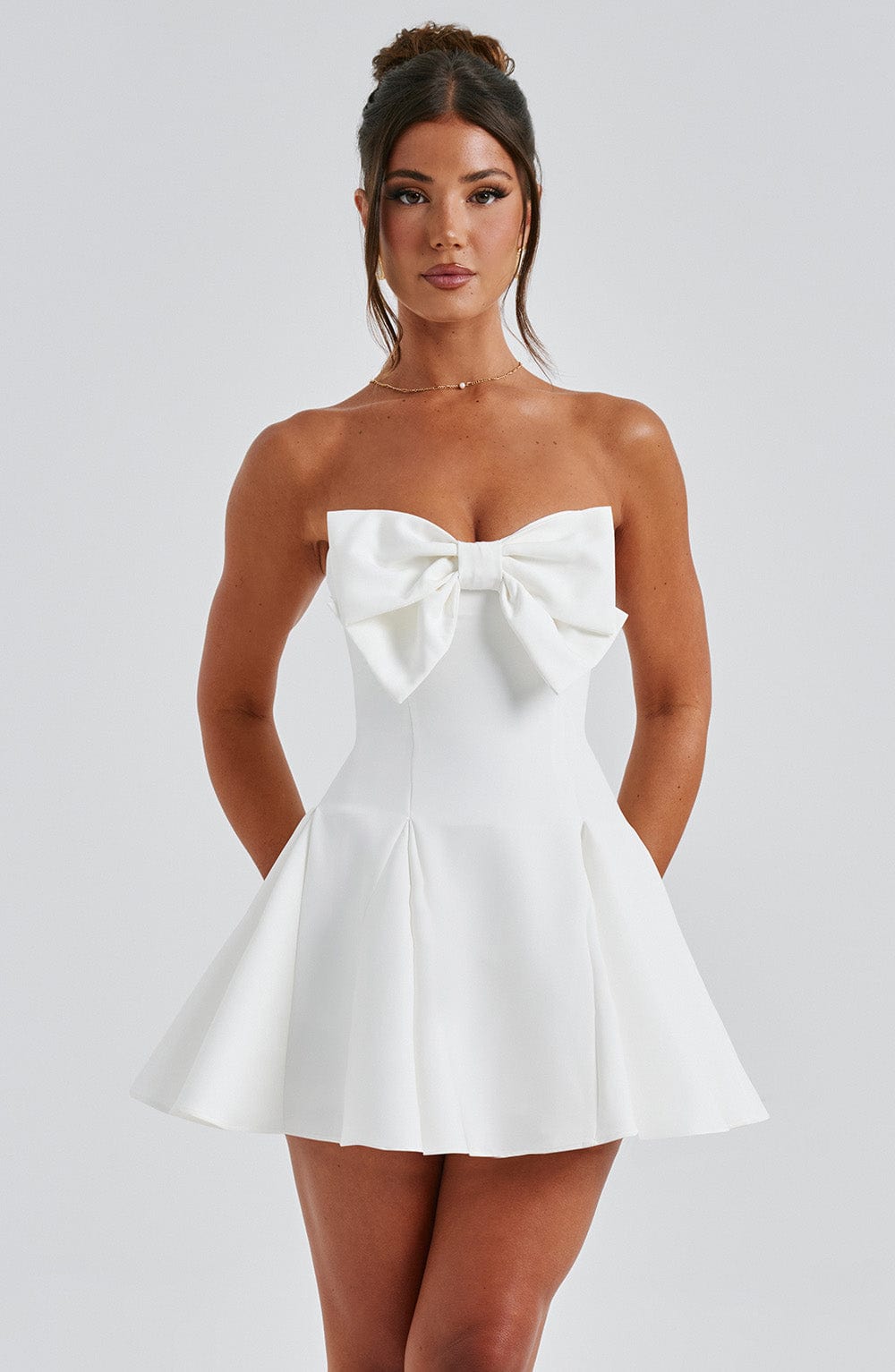 Taliaola Playsuit in Ivory by Clandour, product photo 12