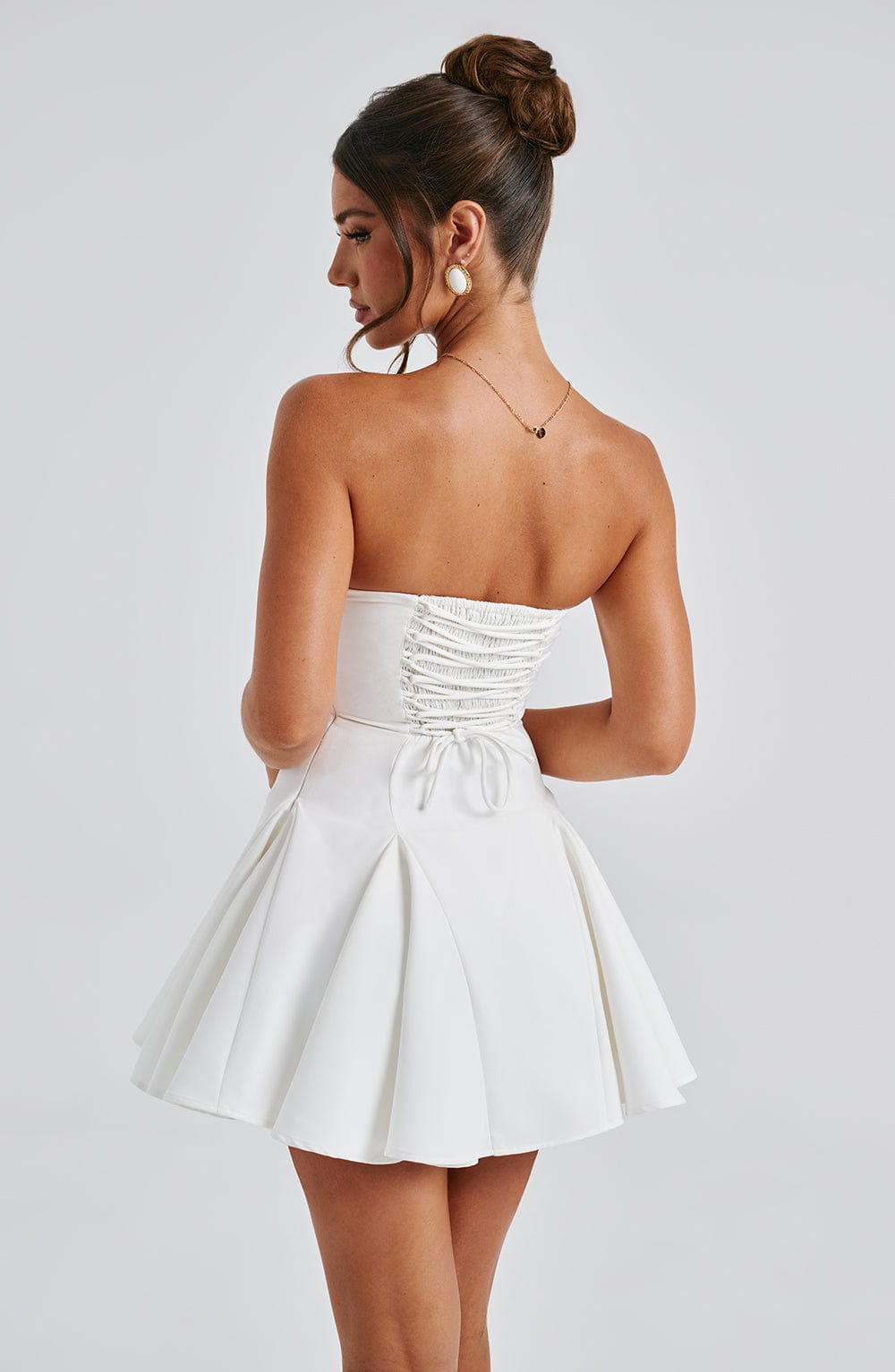 Taliaola Playsuit in Ivory by Clandour, product photo 14