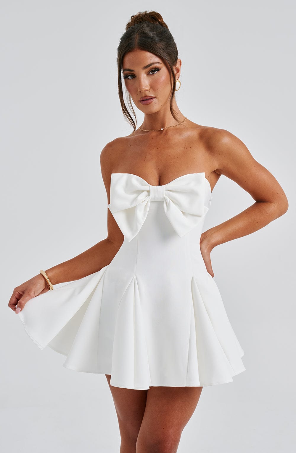 Taliaola Playsuit in Ivory by Clandour, product photo 16