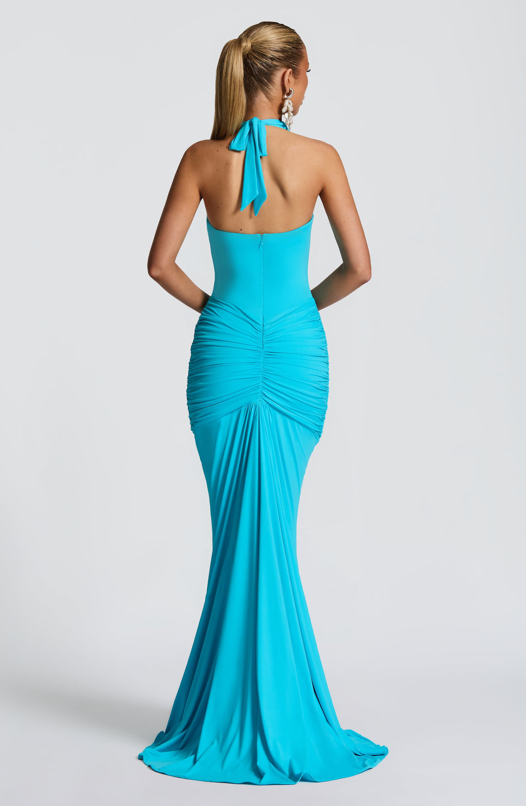 Taliaora Maxi Dress in Aqua by Clandour, product photo 4