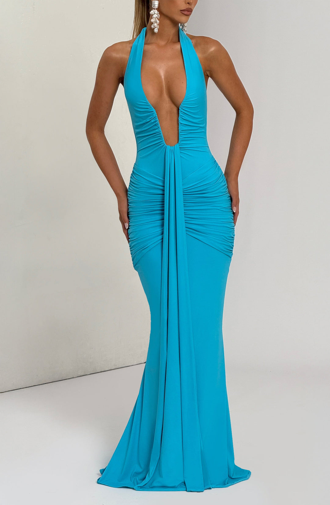 Taliaora Maxi Dress in Aqua by Clandour, product photo 6
