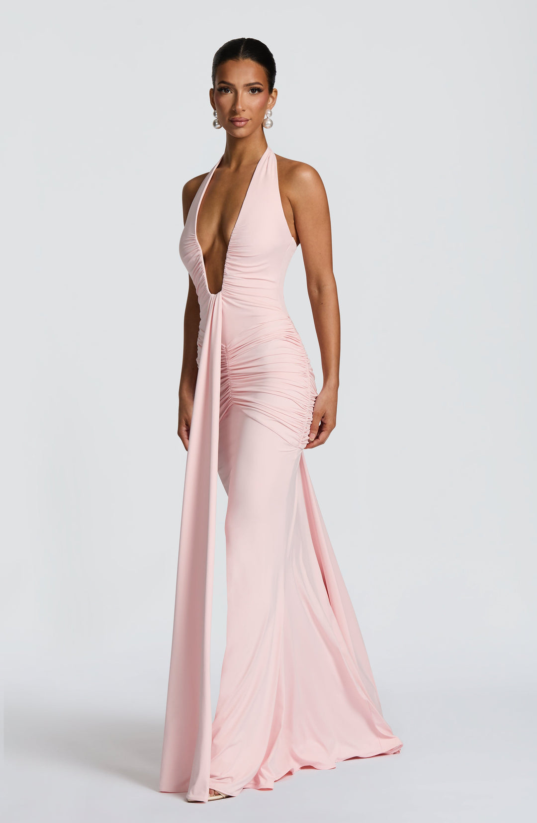 Taliaora Maxi Dress in Blush by Clandour, product photo 2