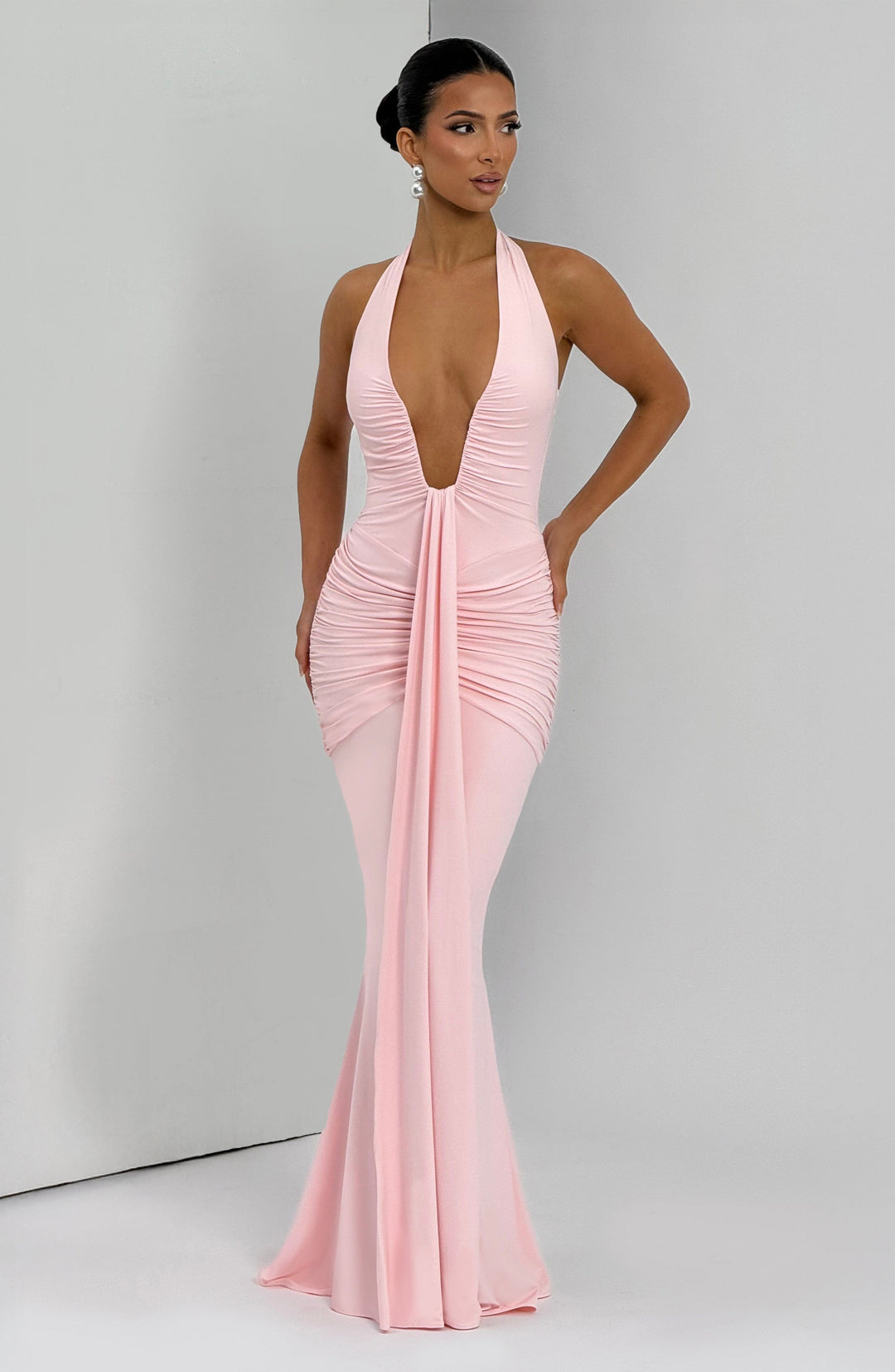 Taliaora Maxi Dress in Blush by Clandour, product photo 8