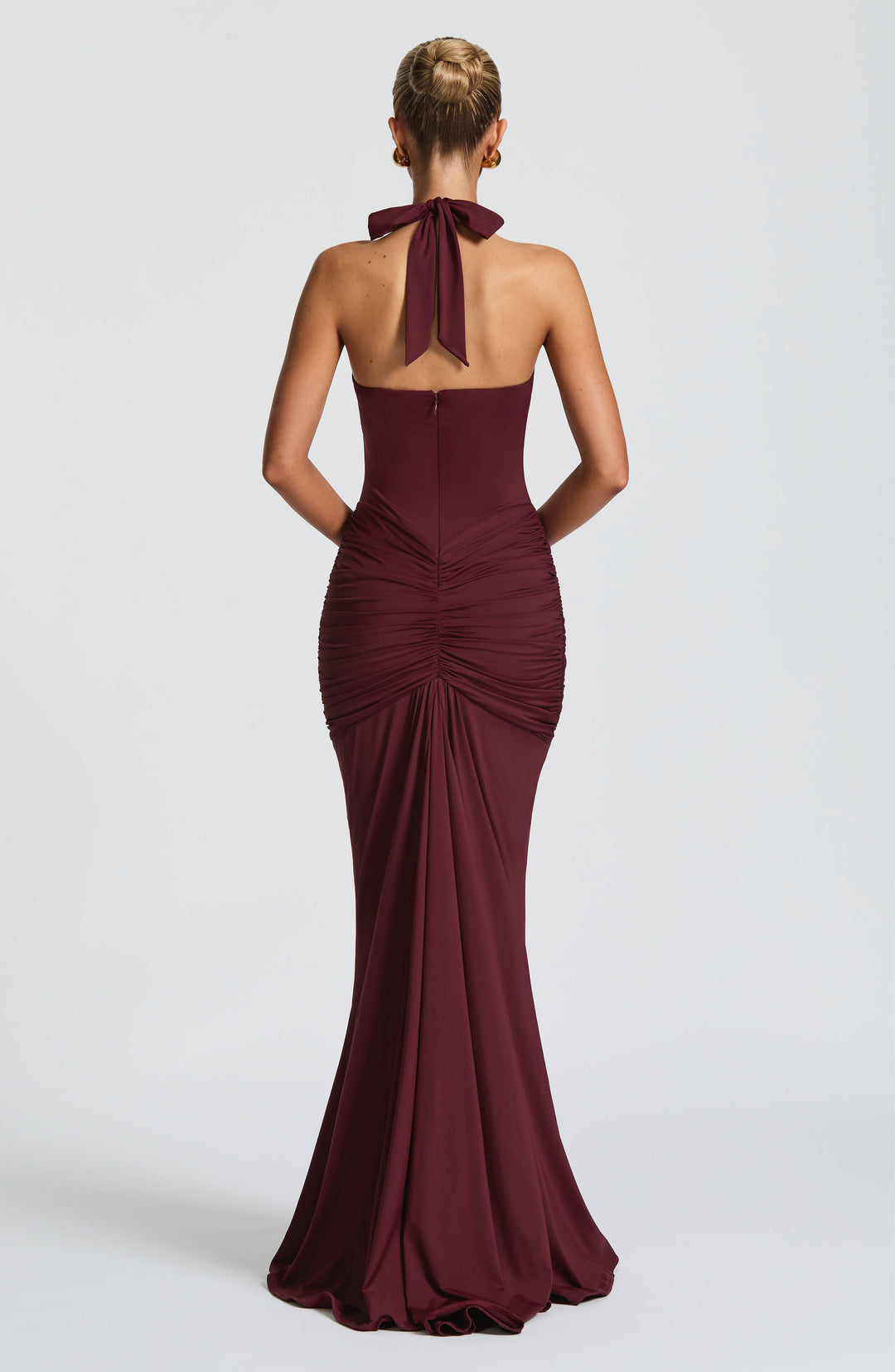Taliaora Maxi Dress in Cherry Lacquer by Clandour, product photo 4