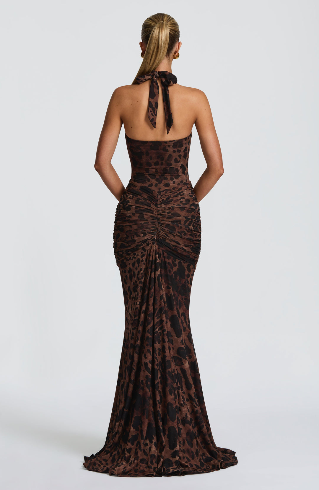 Taliaora Maxi Dress in Leopard Print by Clandour, product photo 4