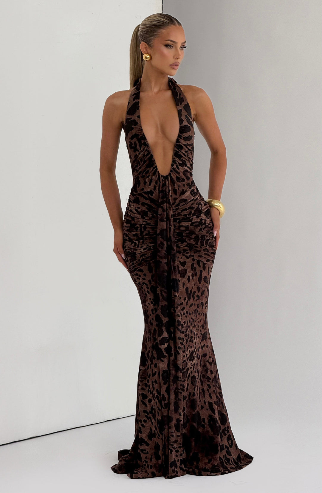 Taliaora Maxi Dress in Leopard Print by Clandour, product photo 12