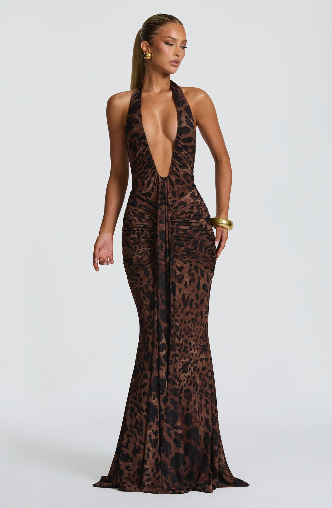 Taliaora Maxi Dress in Leopard Print by Clandour, product photo 13