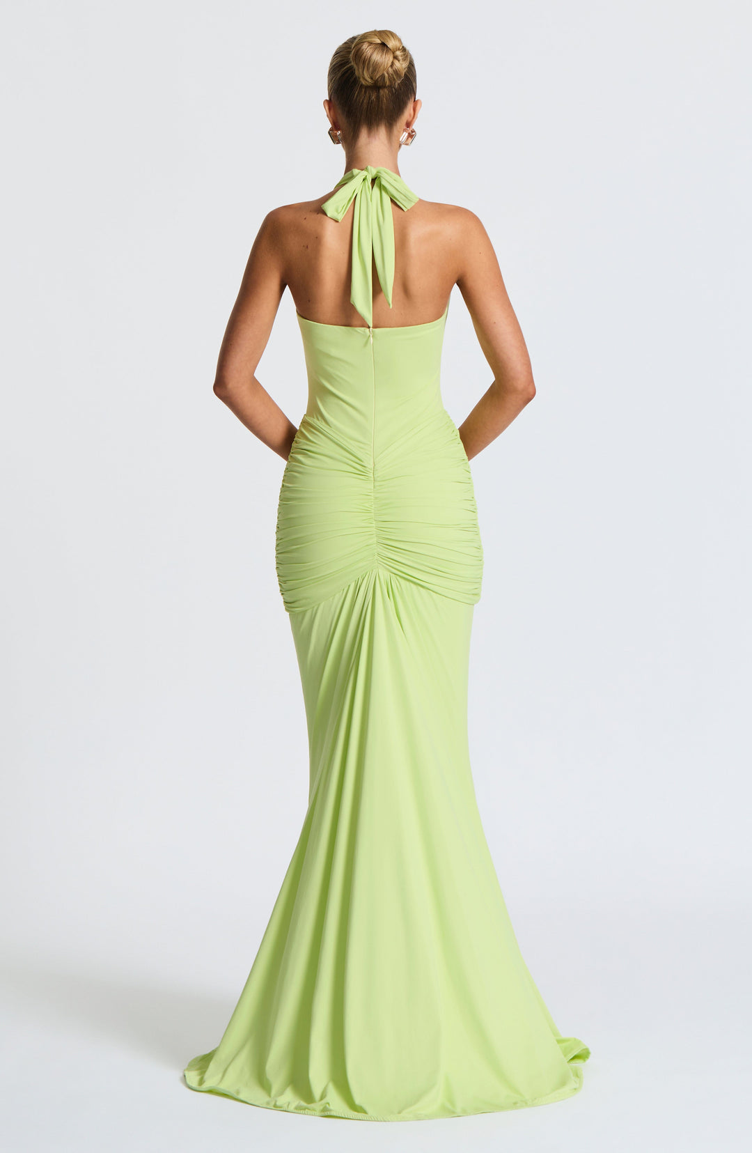 Taliaora Maxi Dress in Lime by Clandour, product photo 3
