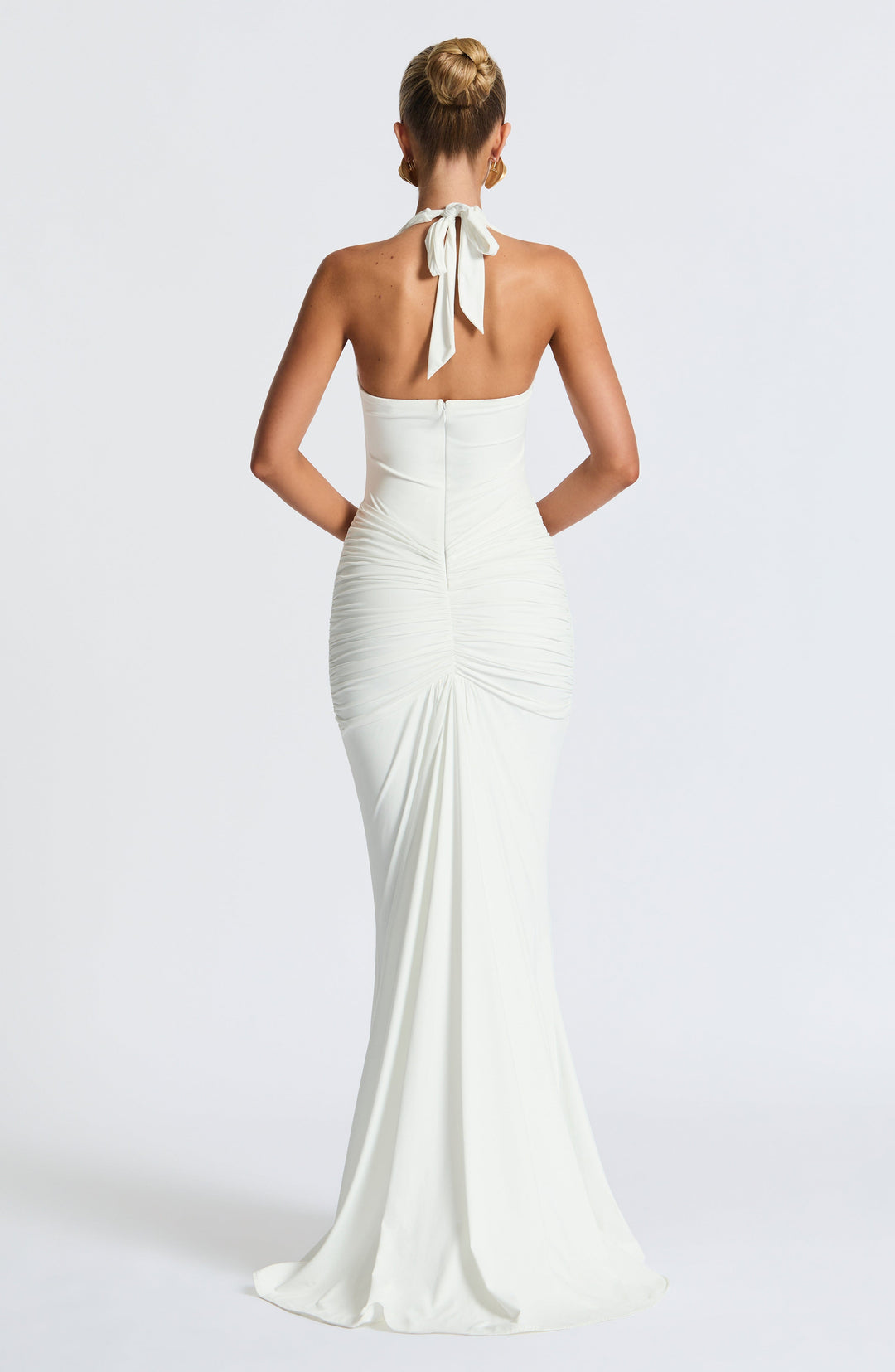 Taliaora Maxi Dress in White by Clandour, product photo 2