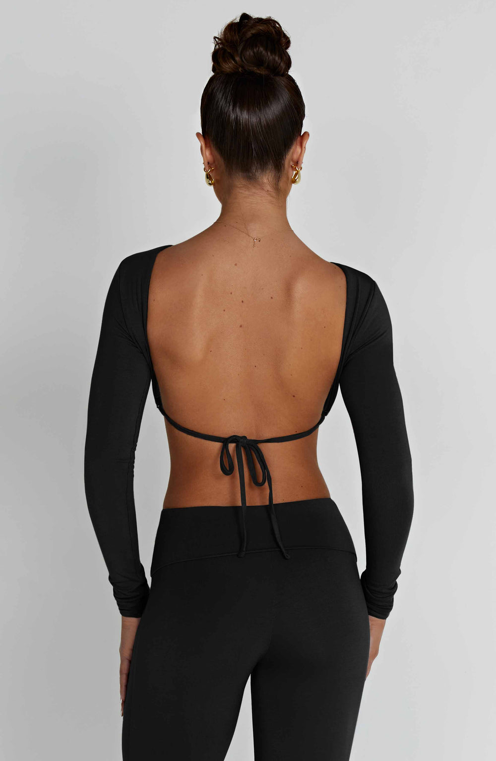 Taliara Top in Black by Clandour, product photo 2