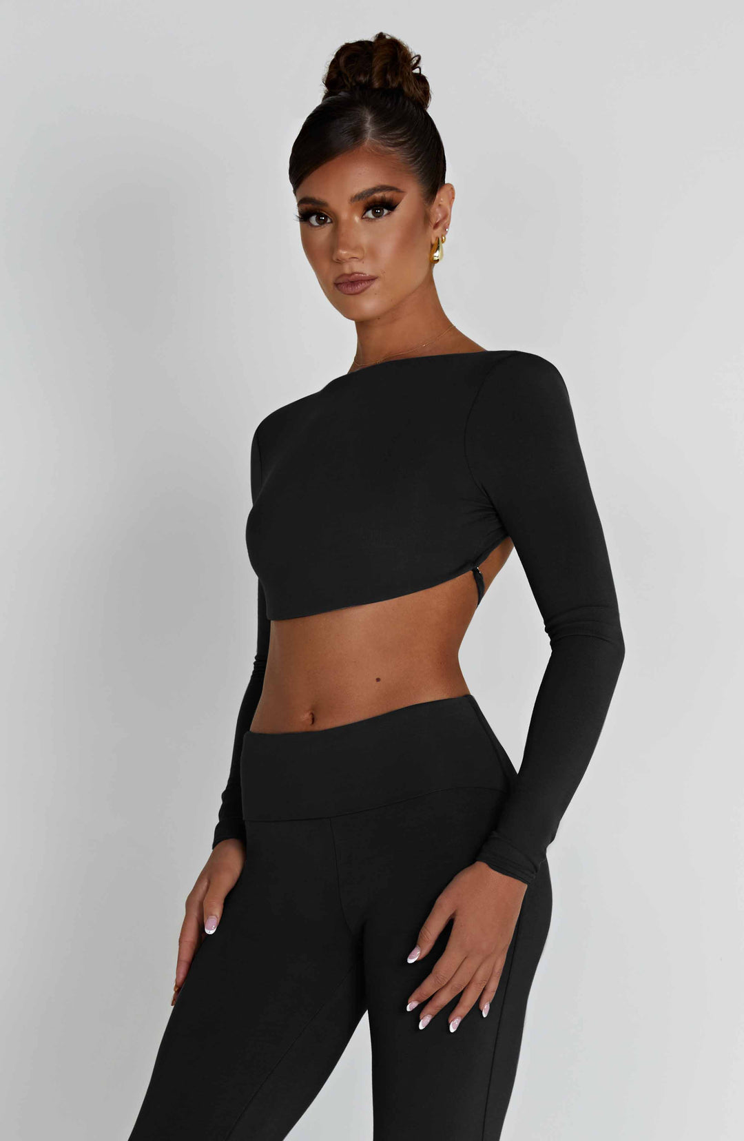 Taliara Top in Black by Clandour, product photo 3