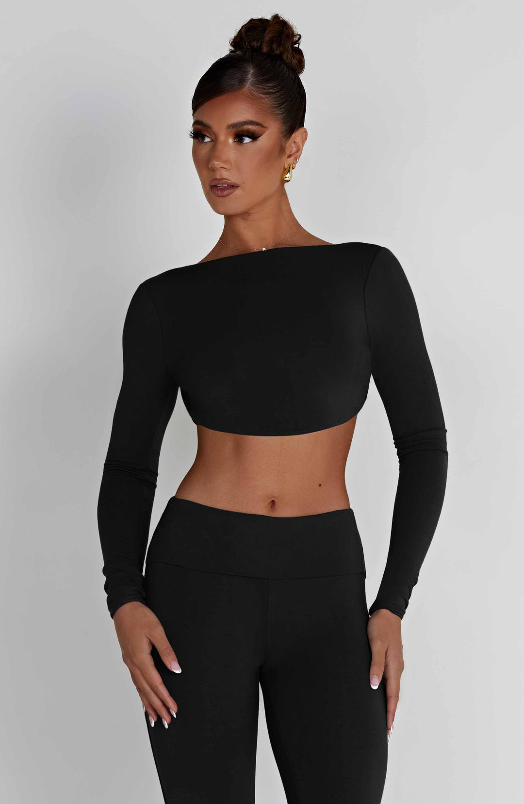 Taliara Top in Black by Clandour, product photo 6