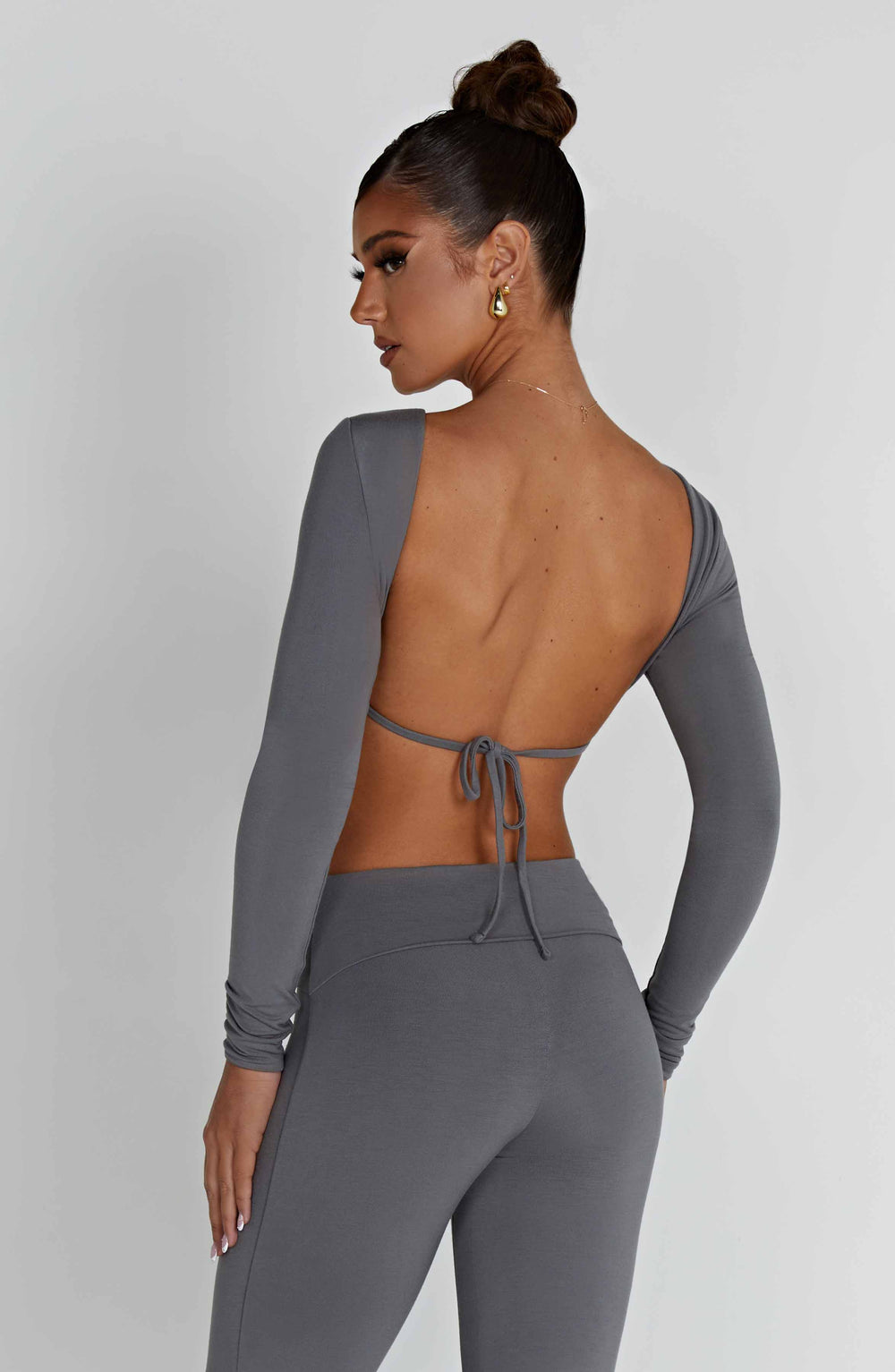 Taliara Top in Charcoal by Clandour, product photo 2