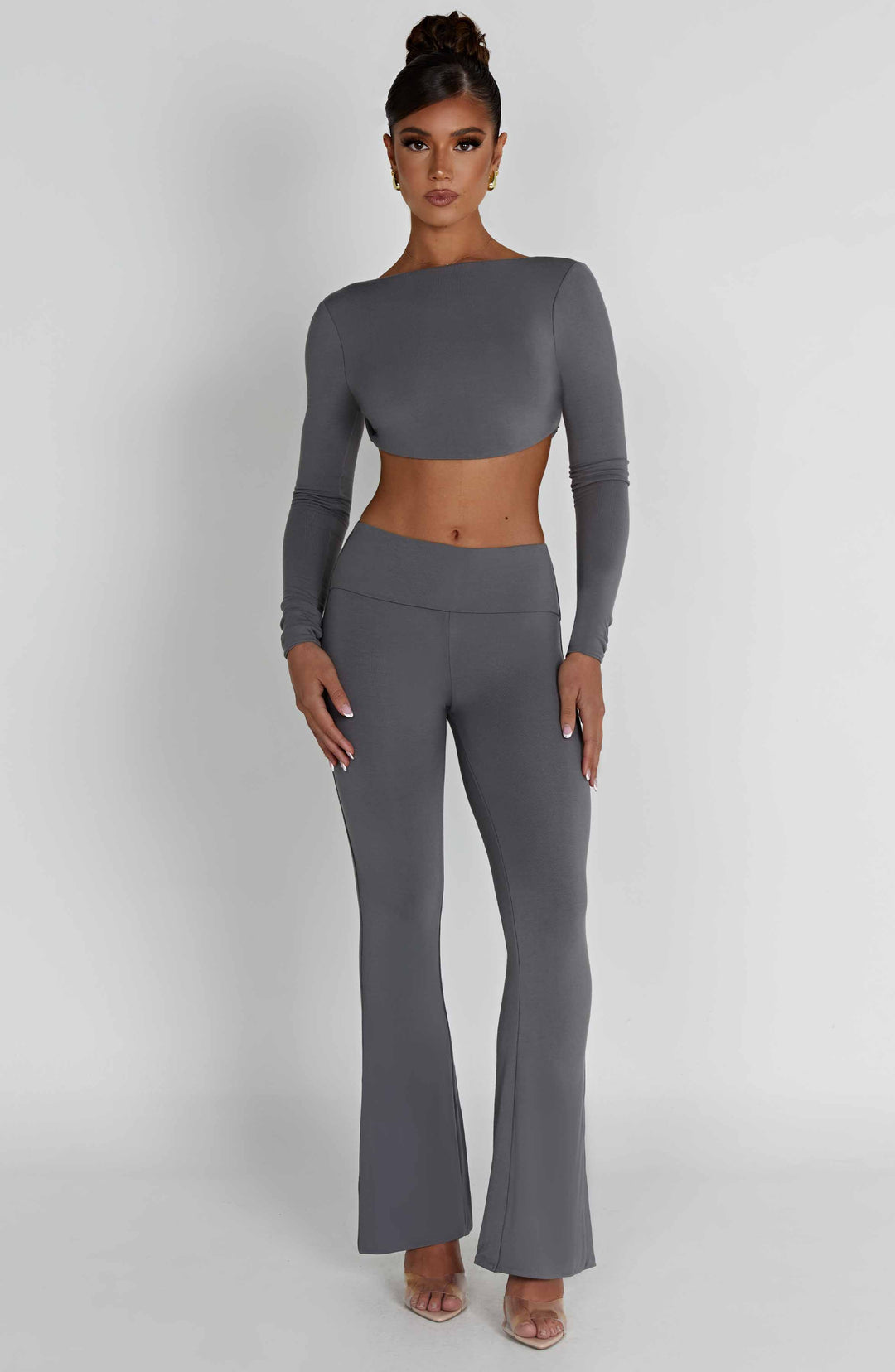 Taliara Top in Charcoal by Clandour, product photo 4