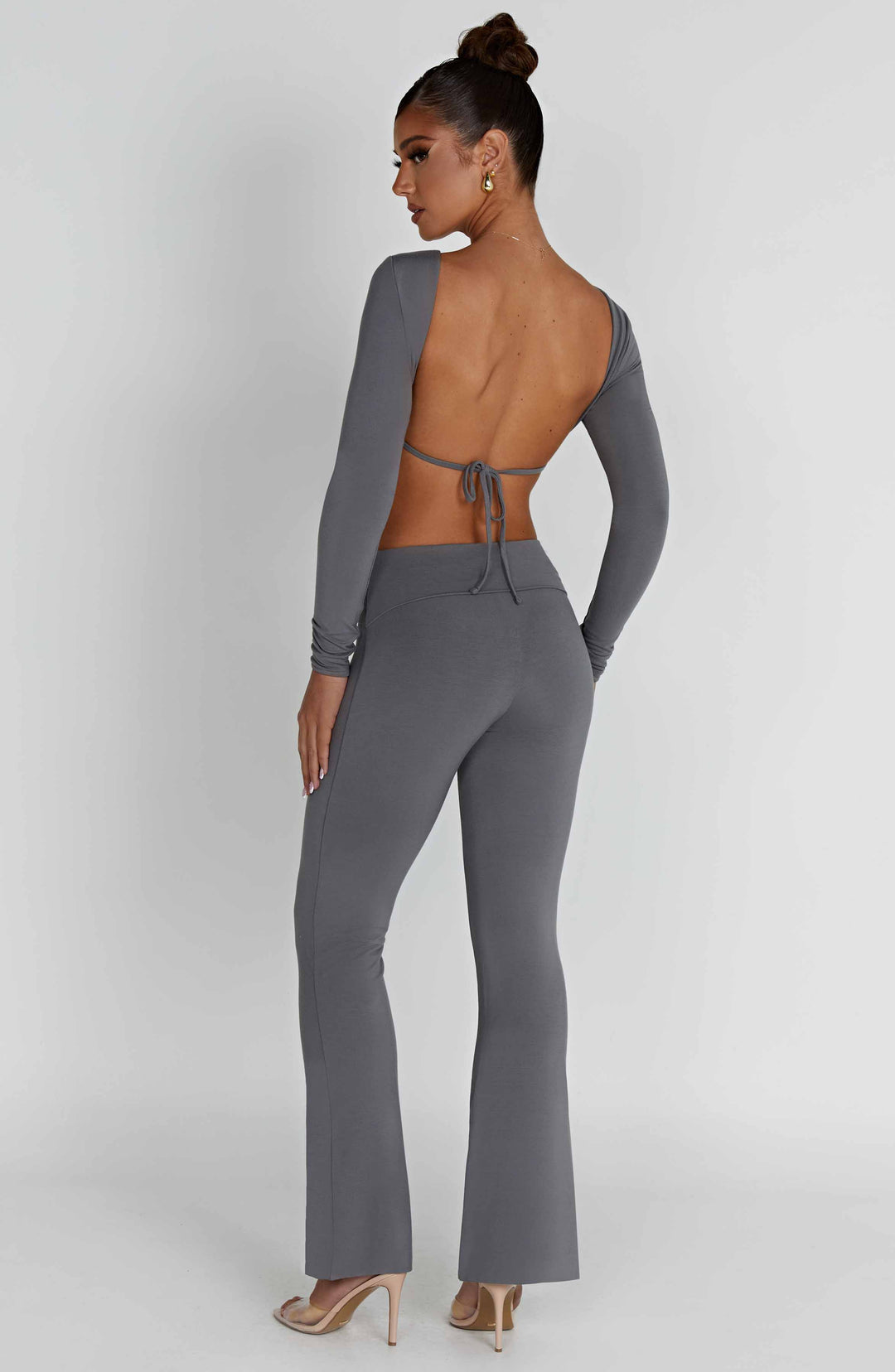 Taliara Top in Charcoal by Clandour, product photo 5