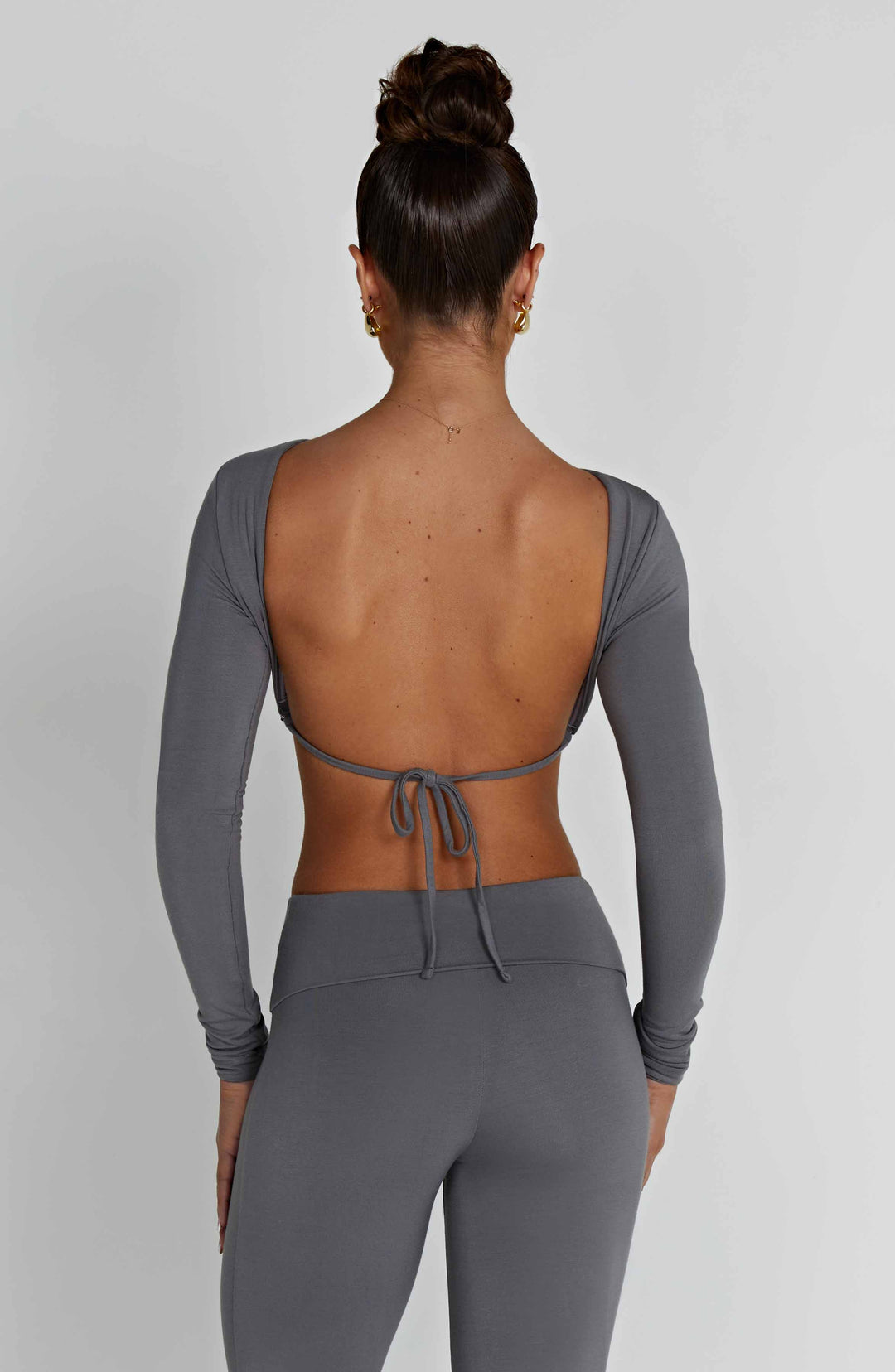 Taliara Top in Charcoal by Clandour, product photo 6