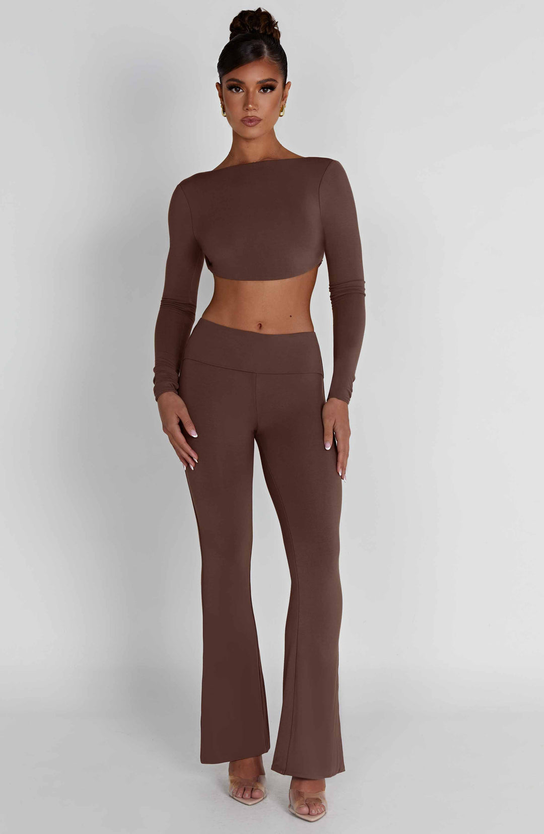 Taliara Top in Chocolate by Clandour, product photo 5
