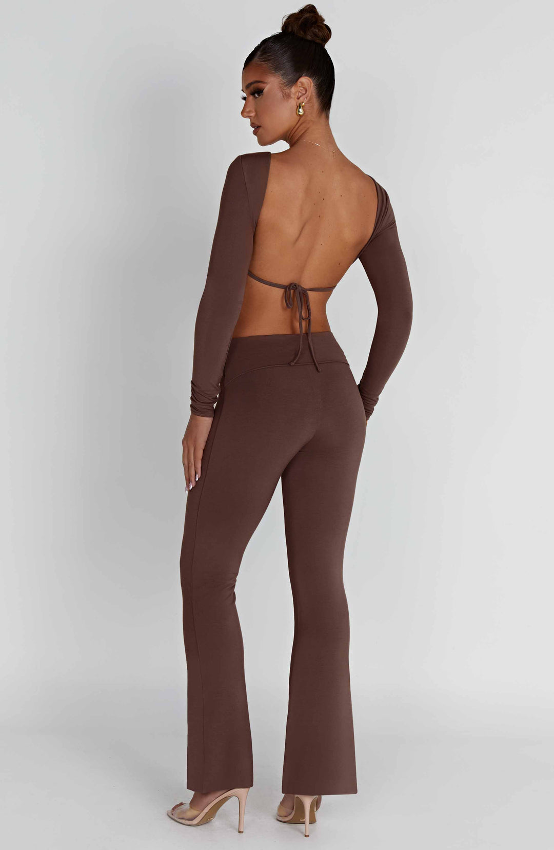 Taliara Top in Chocolate by Clandour, product photo 6