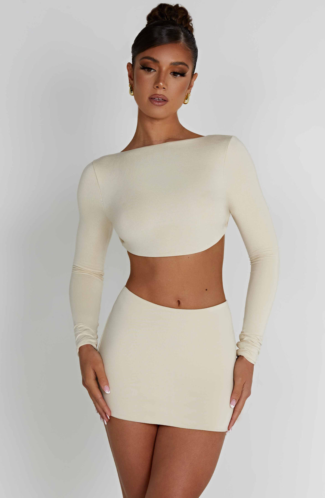Taliara Top in Cream by Clandour, product photo 1