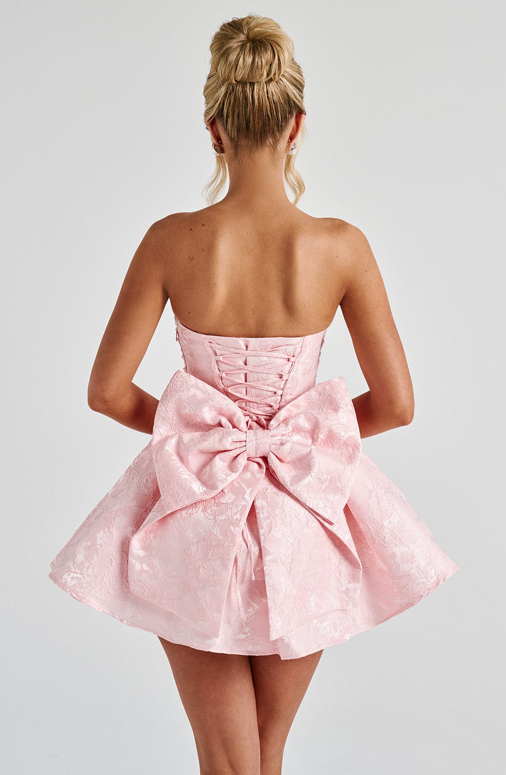 Taliavieve Mini Dress in Blush by Clandour, product photo 3