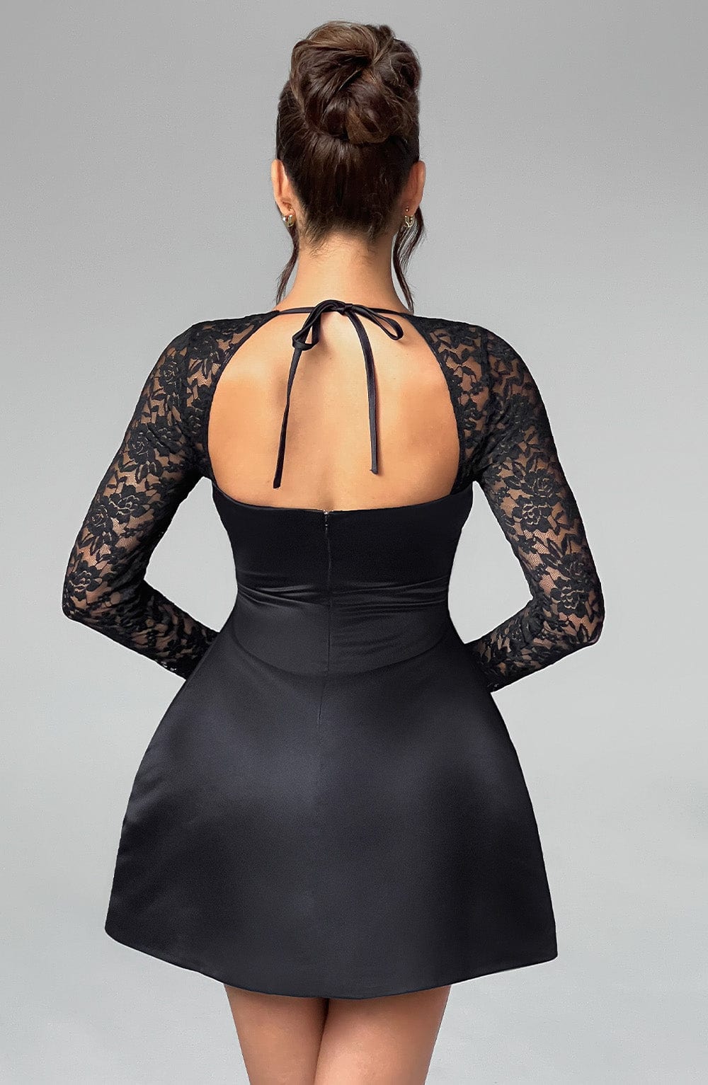 Taliayne Mini Dress in Black by Clandour, product photo 2