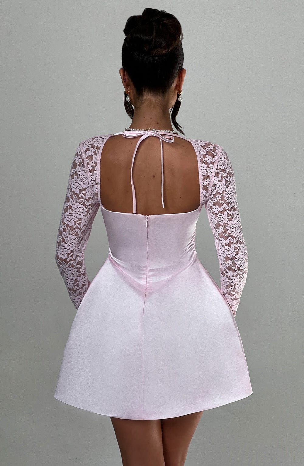 Taliayne Mini Dress in Blush by Clandour, product photo 2