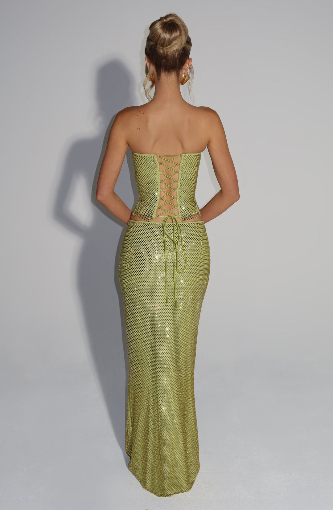 Velaella Top in Olive by Clandour, product photo 4