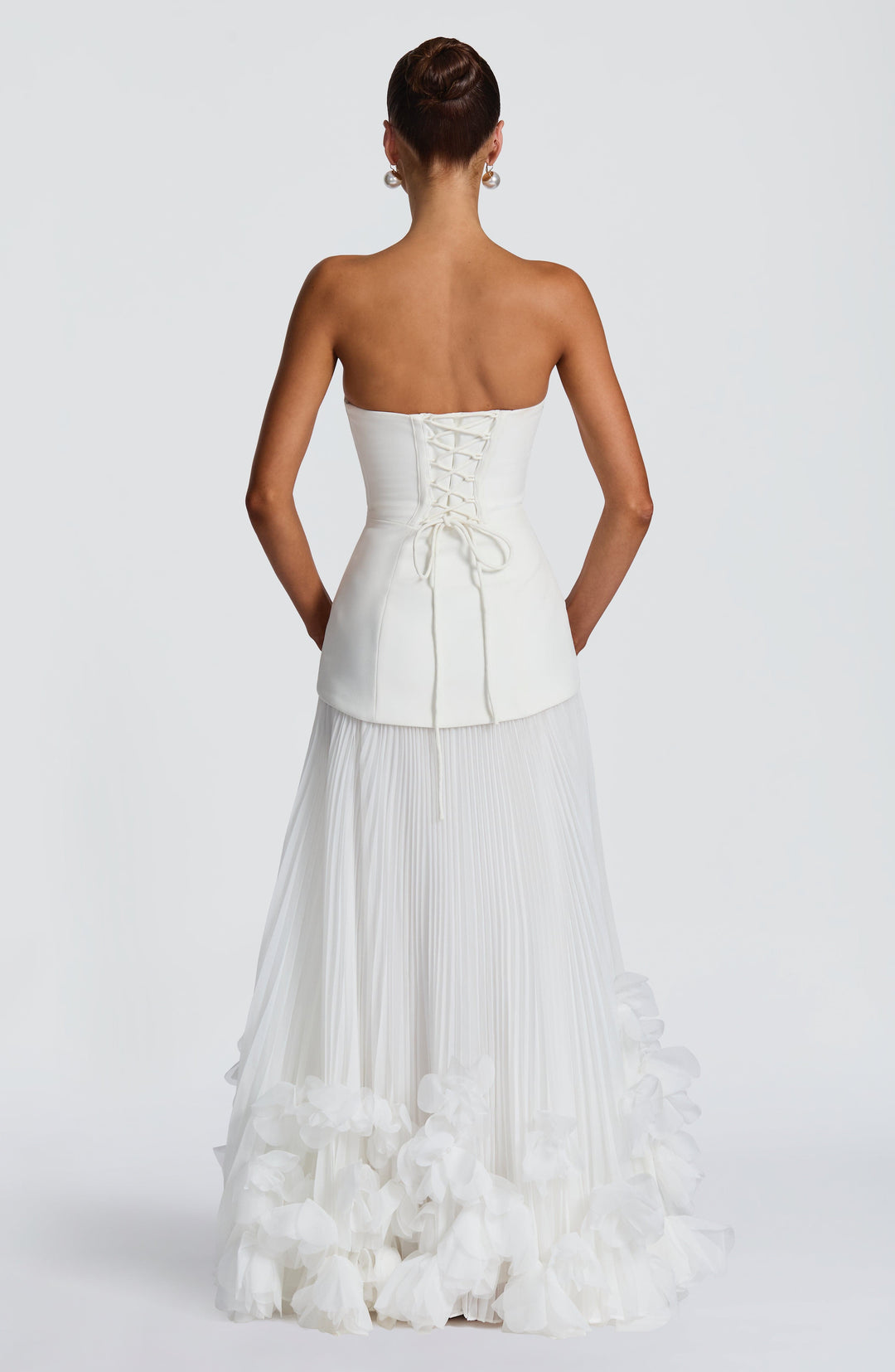 Velaena Gown in Ivory by Clandour, product photo 4