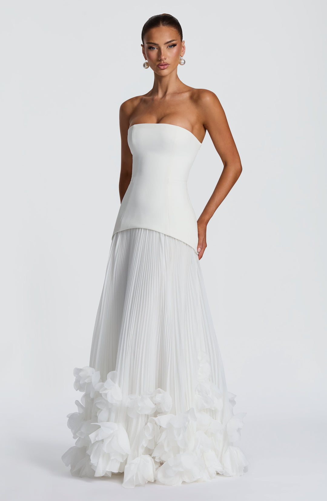 Velaena Gown in Ivory by Clandour, product photo 11