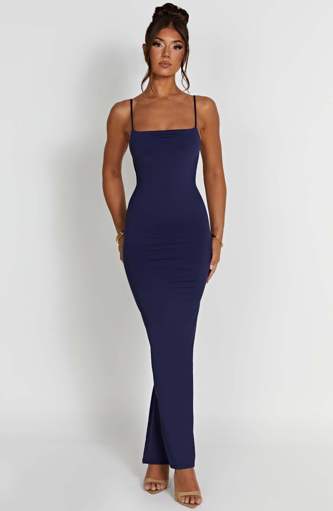 Velaine Maxi Dress in Navy by Clandour, product photo 6
