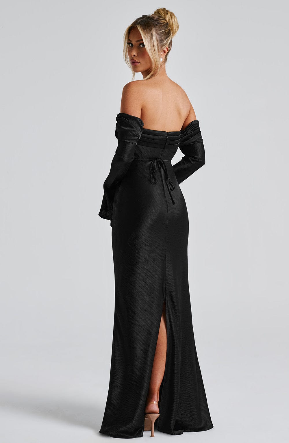 Velaise Maxi Dress in Black by Clandour, product photo 5