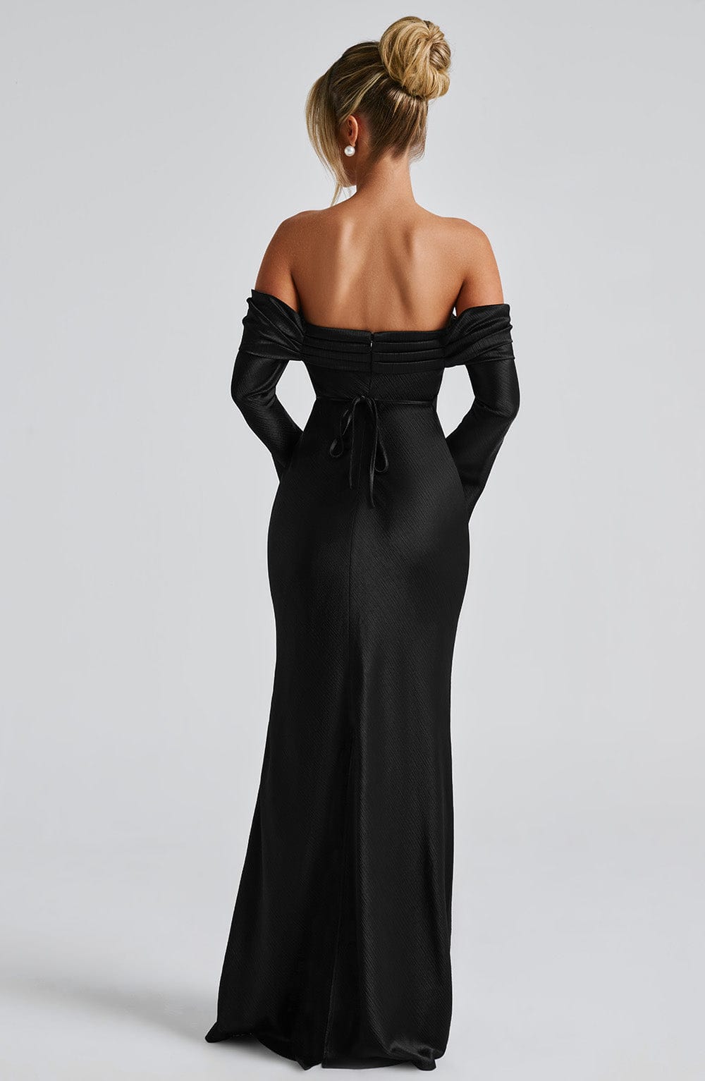 Velaise Maxi Dress in Black by Clandour, product photo 6