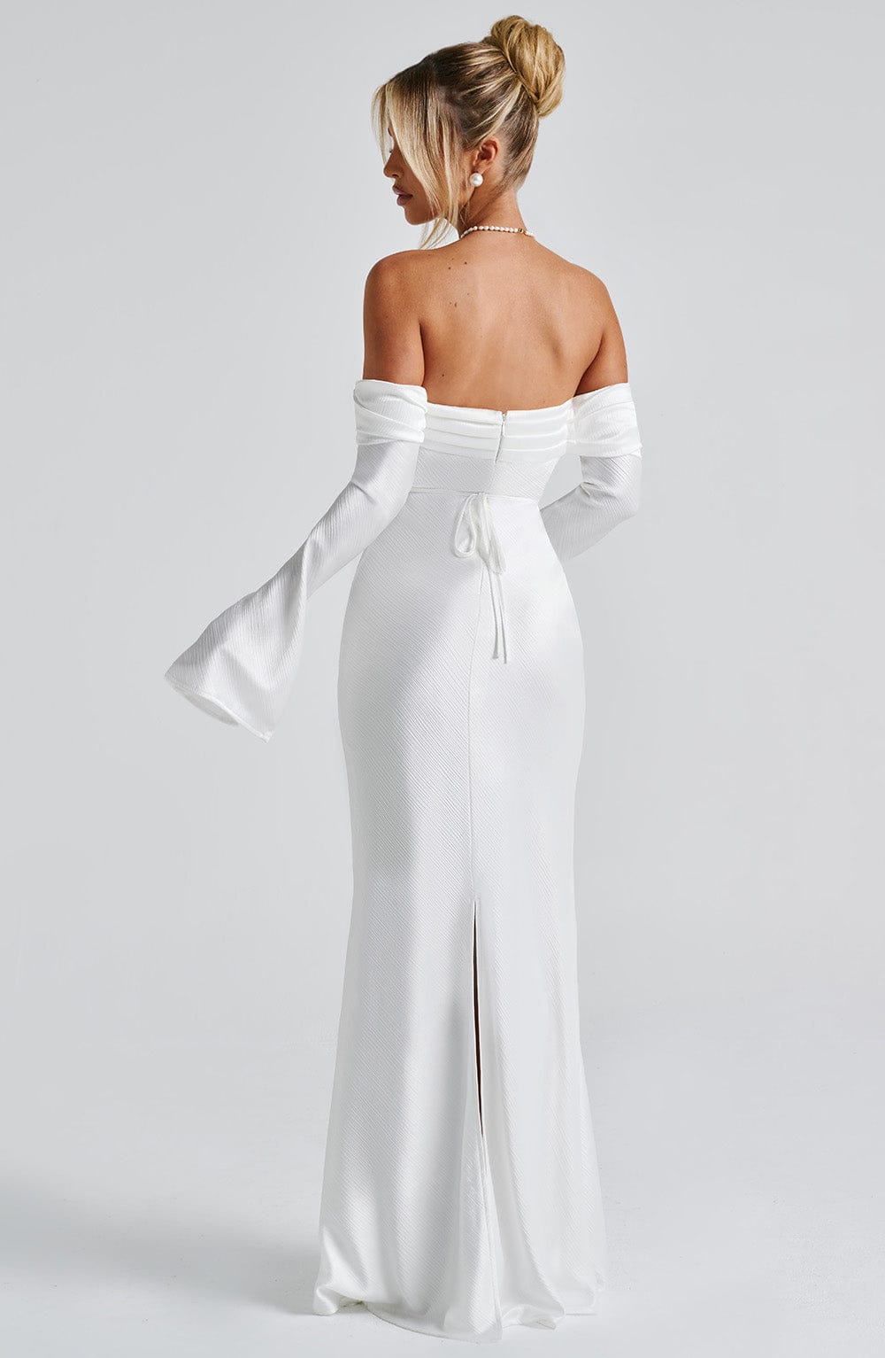 Velaise Maxi Dress in Ivory by Clandour, product photo 7