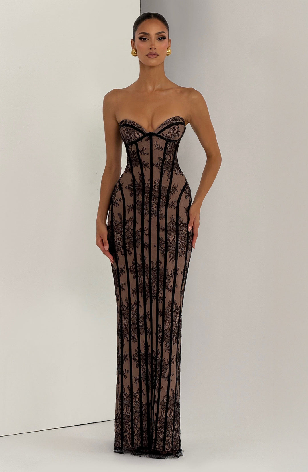 Velalina Maxi Dress in Black by Clandour, product photo 13