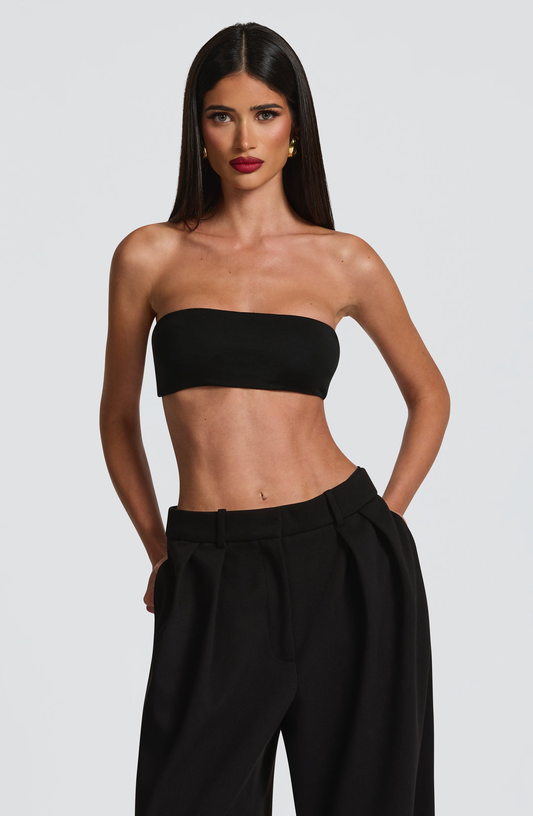 Velalise Top in Black by Clandour, product photo 1