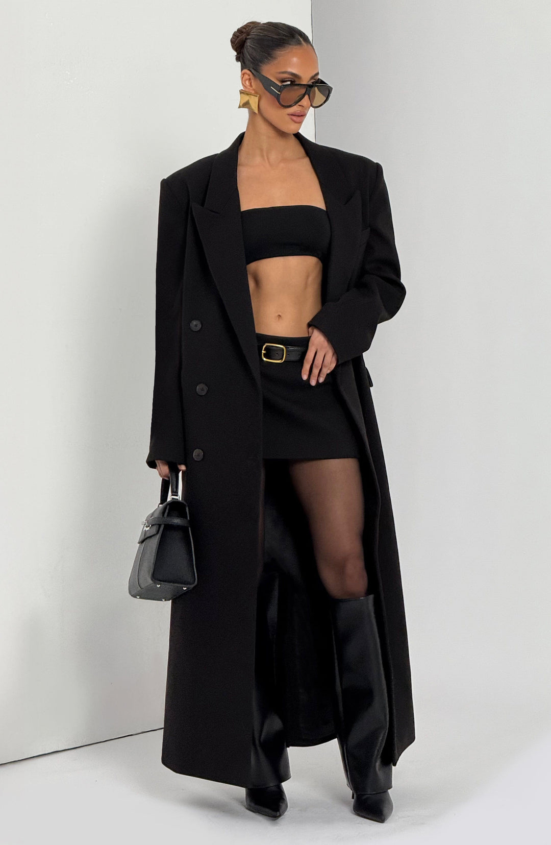 Velalise Top in Black by Clandour, product photo 7