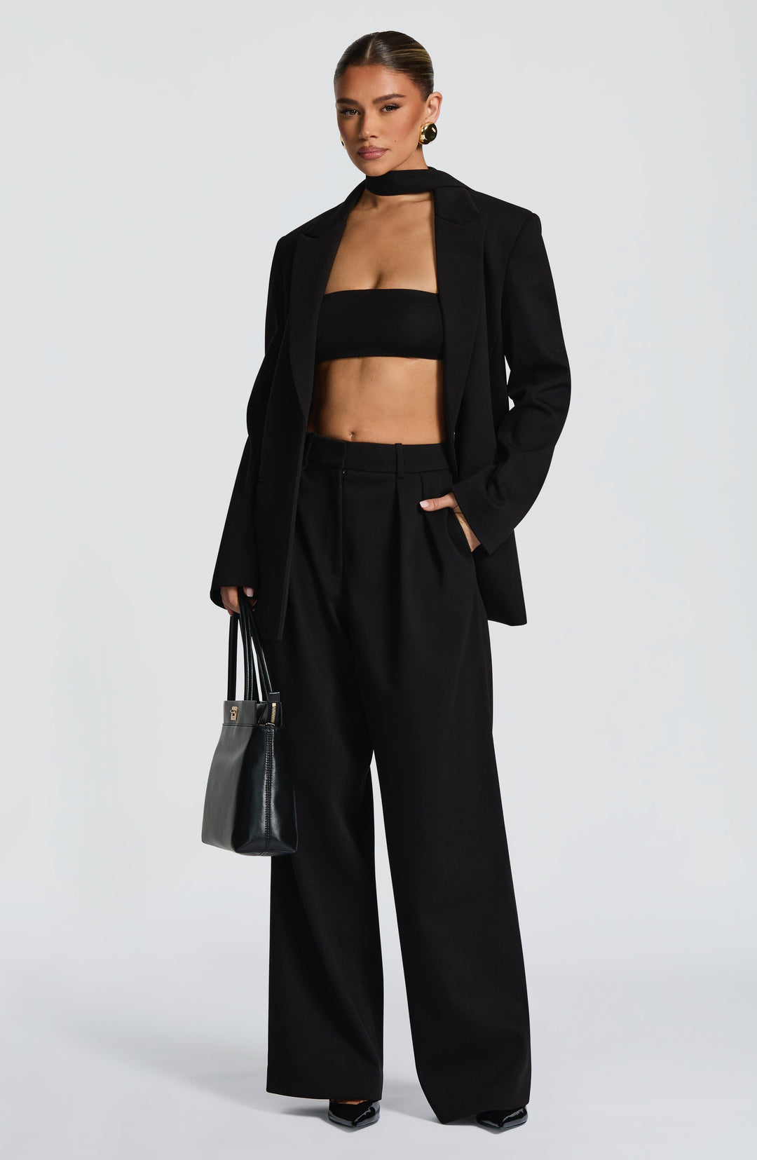 Velalise Top in Black by Clandour, product photo 9