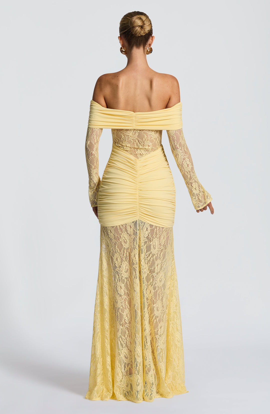 Velaora Maxi Dress in Lemon by Clandour, product photo 3