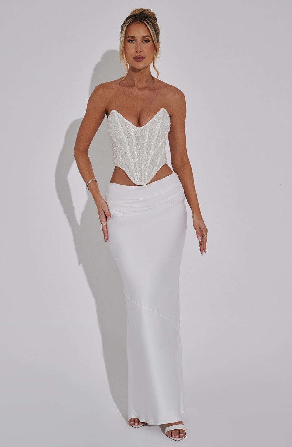 Velavieve Corset in Ivory by Clandour, product photo 3