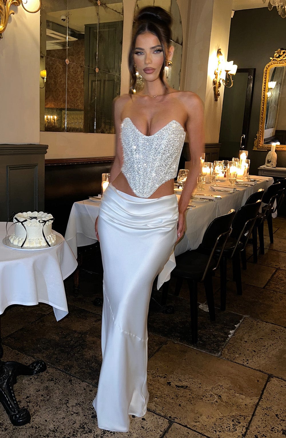 Velavieve Corset in Ivory by Clandour, product photo 7
