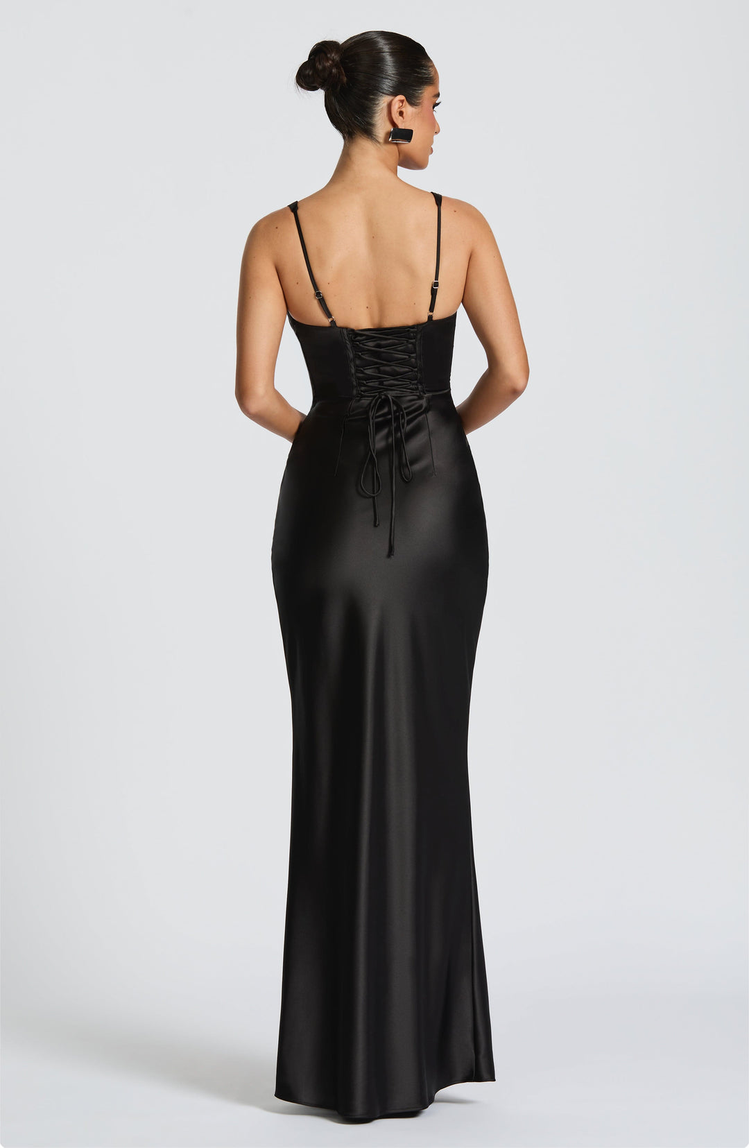 Velayne Maxi Dress in Black by Clandour, product photo 4