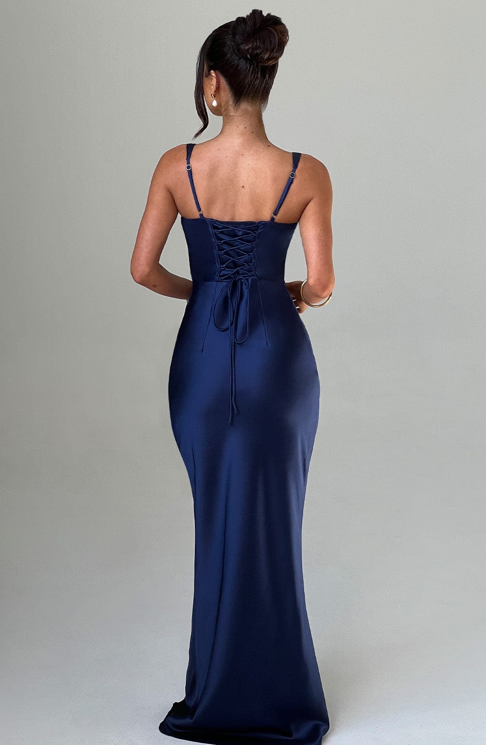 Velayne Maxi Dress in Navy by Clandour, product photo 2
