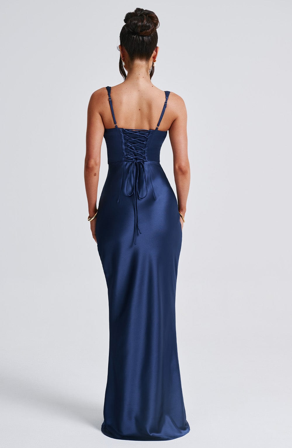 Velayne Maxi Dress in Navy by Clandour, product photo 6
