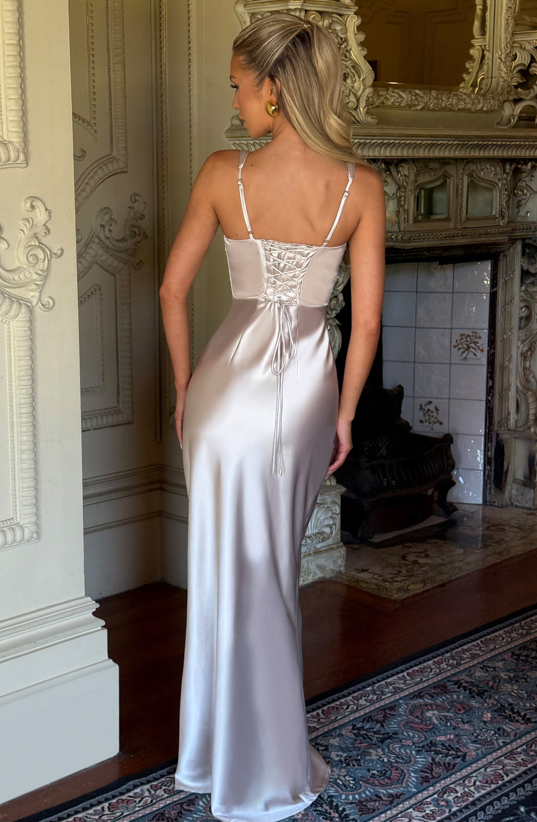 Velayne Maxi Dress in Shell by Clandour, product photo 3