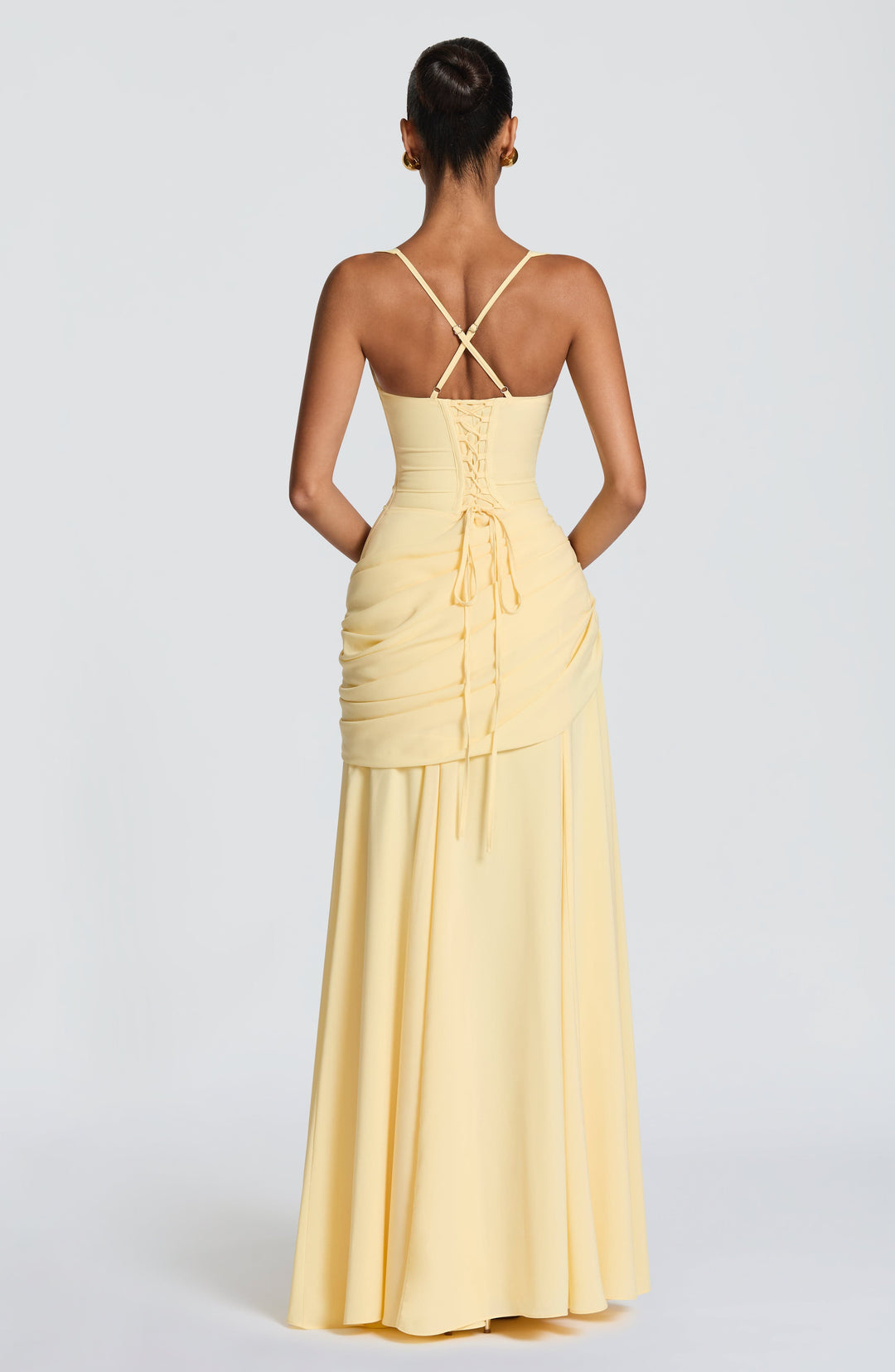 Willaella Maxi Dress in Lemon by Clandour, product photo 2